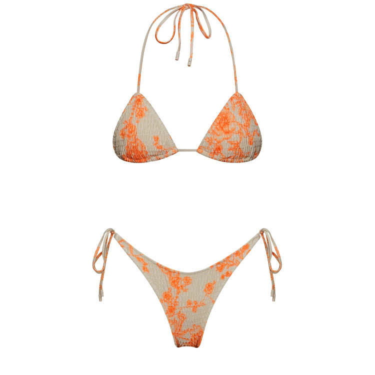 Atlantic beach leaf triangle bikini