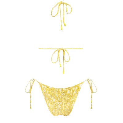 Atlantic beach leaf triangle bikini