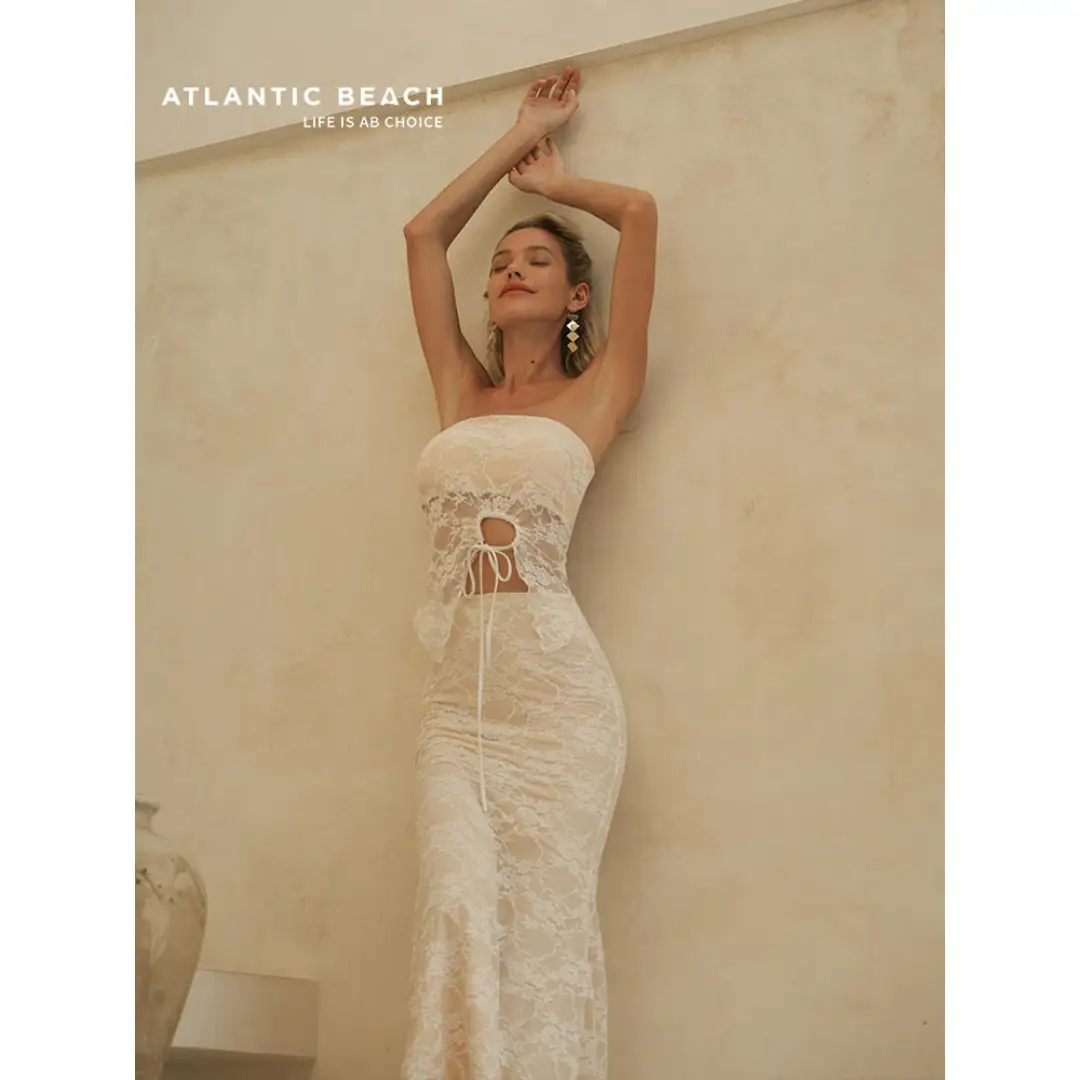 Atlantic Beach Swimwear 3-Piece Lace Dress