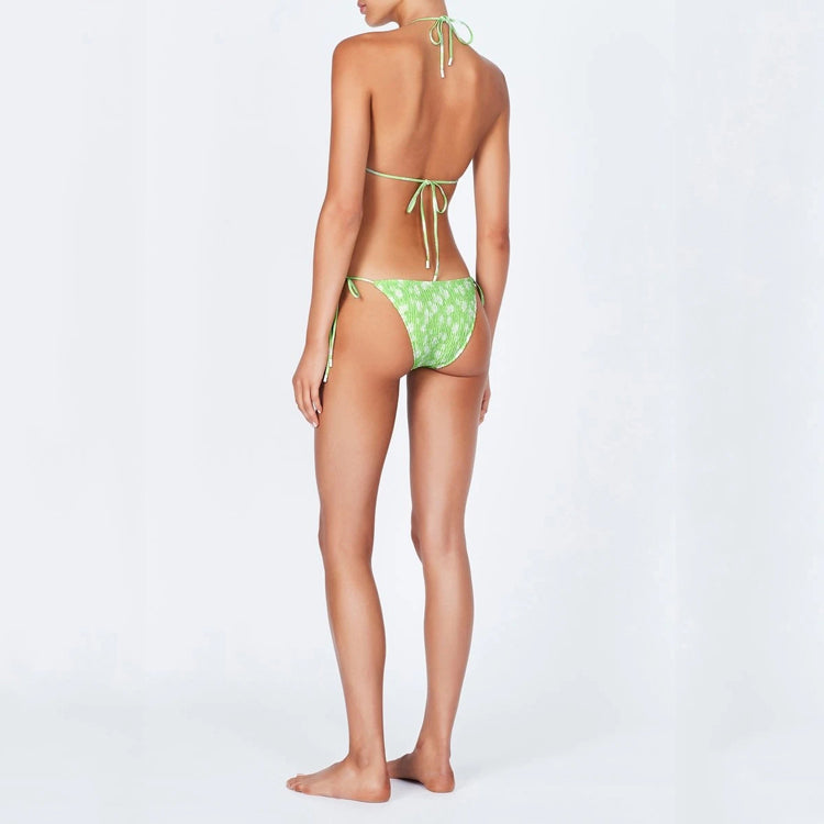 Atlantic beach leaf triangle bikini