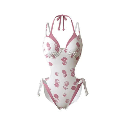 Atlantic Beach Kiss Logo One-Piece Swimsuit: Dive into Summer Style