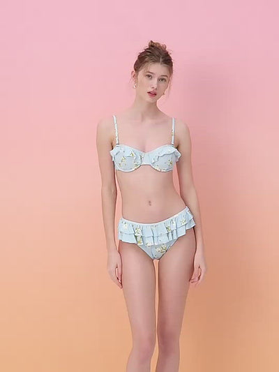 2022 BIKINI HOTTY-HOTTY Ruffle Two Piece Swimwear Bikini Set