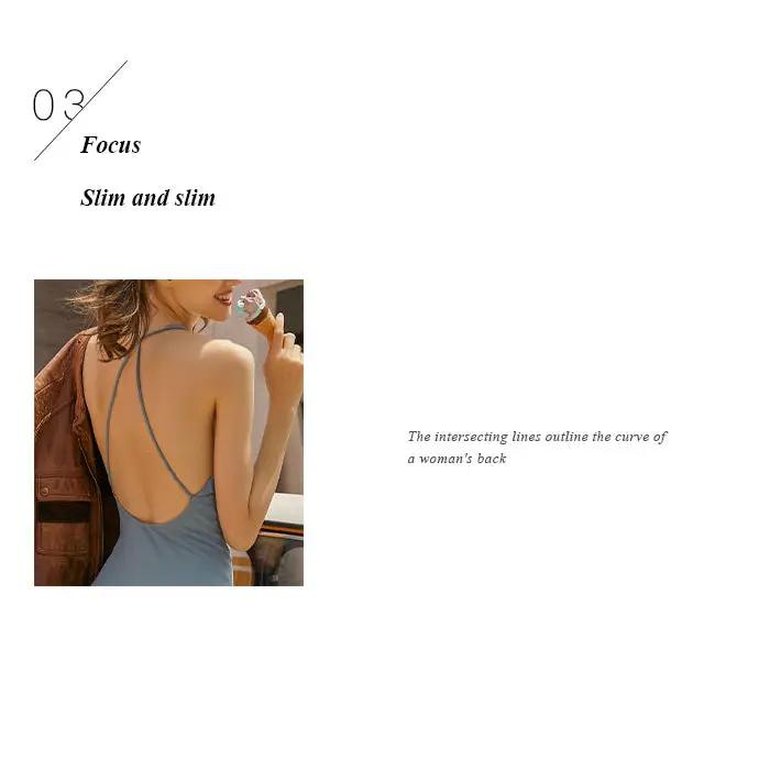 Vogue Cover Belly Deep V Backless One-Piece Swimsuit For Women