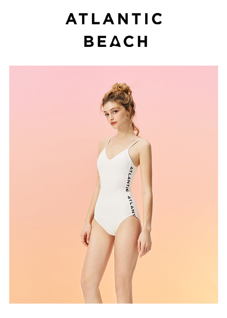Tummy Control Sexy Retro One Piece Swimsuit Bikini Bottom