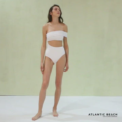 One Shoulder Elegant Swimsuit Cut Out One Piece Swimwear Low Back